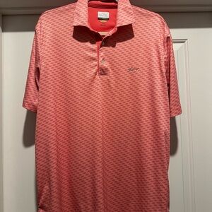Greg Norman Collection Pink Performance Polo Shirt